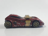 2001 Hot Wheels Extreme Sports Twin Mill II Dark Red Die Cast Toy Car Vehicle