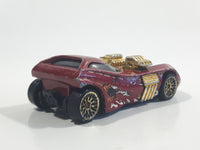 2001 Hot Wheels Extreme Sports Twin Mill II Dark Red Die Cast Toy Car Vehicle