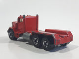 1989 Hot Wheels Peterbilt Dump Truck Semi Rig Red Die Cast Toy Car Vehicle - BW Hong Kong