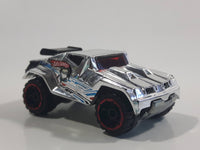 2010 Hot Wheels Trick Track RD-05 Chrome Die Cast Toy Off-Road Car Vehicle