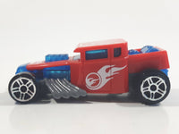 2015 Hot Wheels Bone Shaker Red Blue Plastic Body Pullback Motorized Friction Die Cast Toy Car Vehicle McDonald's Happy Meal