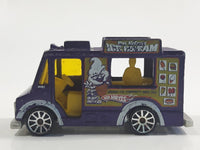 2009 Hot Wheels HW City Works Good Humor Truck "Mike McCone's Ice Cream" Purple Catering Food Truck Die Cast Toy Car Vehicle