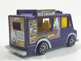 2009 Hot Wheels HW City Works Good Humor Truck "Mike McCone's Ice Cream" Purple Catering Food Truck Die Cast Toy Car Vehicle