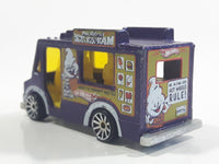 2009 Hot Wheels HW City Works Good Humor Truck "Mike McCone's Ice Cream" Purple Catering Food Truck Die Cast Toy Car Vehicle