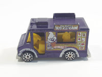 2009 Hot Wheels HW City Works Good Humor Truck "Mike McCone's Ice Cream" Purple Catering Food Truck Die Cast Toy Car Vehicle