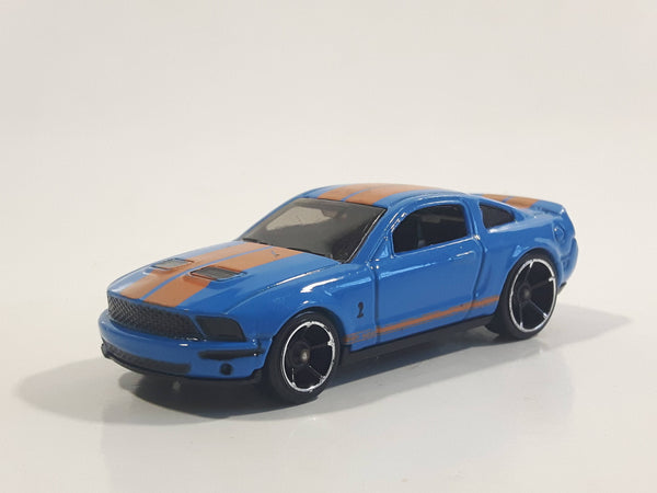 2008 Hot Wheels '07 Shelby GT500 Enamel Light Blue Die Cast Toy Muscle Car Vehicle