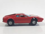 Vintage Yatming No. 1025 Ferrari 512 BB Berlinetta Boxer #6 Red Die Cast Toy Dream Sports Car Vehicle - Made in Hong Kong