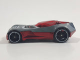 2011 Hot Wheels Halloween Ettorium Metalflake Grey and Red Die Cast Toy Car Vehicle