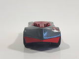 2011 Hot Wheels Halloween Ettorium Metalflake Grey and Red Die Cast Toy Car Vehicle