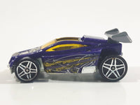 2010 Hot Wheels Trick Tracks Spectyte Purple Die Cast Toy Race Car Vehicle