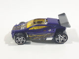 2010 Hot Wheels Trick Tracks Spectyte Purple Die Cast Toy Race Car Vehicle