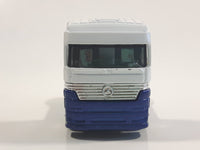 Matchbox Mercedes-Benz Actros 1857 White and Blue 1:97 Scale Die Cast Toy Car Vehicle