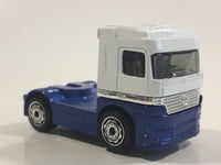 Matchbox Mercedes-Benz Actros 1857 White and Blue 1:97 Scale Die Cast Toy Car Vehicle