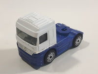 Matchbox Mercedes-Benz Actros 1857 White and Blue 1:97 Scale Die Cast Toy Car Vehicle