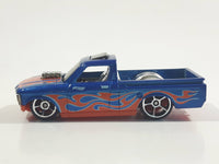 2017 Hot Wheels HW Flames Custom '72 Chevy LUV Truck Blue Die Cast Toy Car Vehicle