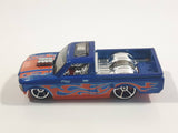 2017 Hot Wheels HW Flames Custom '72 Chevy LUV Truck Blue Die Cast Toy Car Vehicle