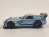 2017 Hot Wheels  Nightburnerz '08 Dodge Viper SRT10 ACR Metalflake Sky Blue Die Cast Toy Car Vehicle