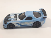 2017 Hot Wheels  Nightburnerz '08 Dodge Viper SRT10 ACR Metalflake Sky Blue Die Cast Toy Car Vehicle