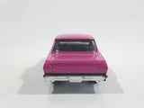 2017 Hot Wheels HW Flames '63 Chevy II Metalflake Pink Die Cast Toy Muscle Car Vehicle