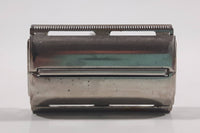 Vintage Gillette Safety Razor Face Shaver Metal with Black Handle Made in U.S.A.