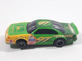 Life Like NASCAR Electric Racers Fast Trackers #97 John Deere Pontiac Green Plastic Body Toy Electric Slot Car Racing Vehicle