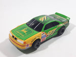 Life Like NASCAR Electric Racers Fast Trackers #97 John Deere Pontiac Green Plastic Body Toy Electric Slot Car Racing Vehicle