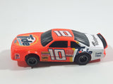 Life Like NASCAR Electric Racers Fast Trackers #10 Tide Ford Orange Plastic Body Toy Electric Slot Car Racing Vehicle