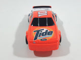 Life Like NASCAR Electric Racers Fast Trackers #10 Tide Ford Orange Plastic Body Toy Electric Slot Car Racing Vehicle