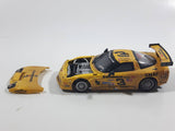 2001 Action Racing Limited Edition #3 GM Goodwrench Service Plus C5-R Corvette Pale Yellow 1/43 Scale Die Cast Toy Car Vehicle with Removable Hood and Opening Doors in Sleeved Box - Raced Version