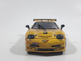 2001 Action Racing Limited Edition #3 GM Goodwrench Service Plus C5-R Corvette Pale Yellow 1/43 Scale Die Cast Toy Car Vehicle with Removable Hood and Opening Doors in Sleeved Box - Raced Version