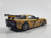 2001 Action Racing Limited Edition #3 GM Goodwrench Service Plus C5-R Corvette Pale Yellow 1/43 Scale Die Cast Toy Car Vehicle with Removable Hood and Opening Doors in Sleeved Box - Raced Version