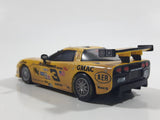 2001 Action Racing Limited Edition #3 GM Goodwrench Service Plus C5-R Corvette Pale Yellow 1/43 Scale Die Cast Toy Car Vehicle with Removable Hood and Opening Doors in Sleeved Box - Raced Version