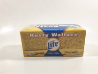 1999 Action Racing Limited Edition NASCAR #2 Rusty Wallace Miller Lite Beer 1999 Ford Taurus Blue and White 1/64 Scale Die Cast Toy Car Vehicle New in Box