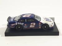 1999 Action Racing Limited Edition NASCAR #2 Rusty Wallace Miller Lite Beer 1999 Ford Taurus Blue and White 1/64 Scale Die Cast Toy Car Vehicle New in Box