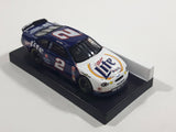 1999 Action Racing Limited Edition NASCAR #2 Rusty Wallace Miller Lite Beer 1999 Ford Taurus Blue and White 1/64 Scale Die Cast Toy Car Vehicle New in Box