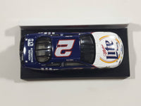 1999 Action Racing Limited Edition NASCAR #2 Rusty Wallace Miller Lite Beer 1999 Ford Taurus Blue and White 1/64 Scale Die Cast Toy Car Vehicle New in Box