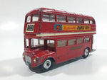 Vintage Corgi Toys "Corgi Classics" London Transport Routemaster Double Decker Bus "Naturally Corgi Toys" Red 1/50 Scale Die Cast Toy Car Vehicle