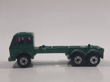 Vintage 1981 Lesney Matchbox Superfast No. 42 Mercedes Container Truck Metallic Green MAYFLOWER Die Cast and Plastic Toy Car Vehicle