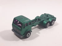 Vintage 1981 Lesney Matchbox Superfast No. 42 Mercedes Container Truck Metallic Green MAYFLOWER Die Cast and Plastic Toy Car Vehicle