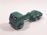 Vintage 1981 Lesney Matchbox Superfast No. 42 Mercedes Container Truck Metallic Green MAYFLOWER Die Cast and Plastic Toy Car Vehicle