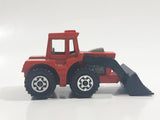 Vintage 1981 Lesney Matchbox Superfast No. 29 Tractor Shovel Red Die Cast Toy Construction Building Equipment Vehicle