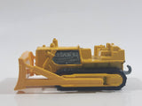 Vintage 1979 Lesney Matchbox No. 64 Caterpillar D9 Tractor Yellow Bulldozer Die Cast Toy Car Vehicle