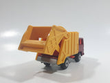 Vintage 1979 Lesney Matchbox Superfast Colectomatic Refuse Truck No. 36 Red Yellow Garbage Pickup Die Cast Toy Car Vehicle with Sliding Compactor
