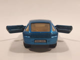 Vintage 1981 Lesney Matchbox Superfast No. 59 Porsche 928 Blue Die Cast Toy Car Vehicle with Opening Doors