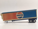Vintage 1973 Lesney Matchbox Super Kings K-17 Trailer Pepsi Blue Red White Die Cast Toy Car Vehicle with Opening Rear Doors