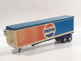 Vintage 1973 Lesney Matchbox Super Kings K-17 Trailer Pepsi Blue Red White Die Cast Toy Car Vehicle with Opening Rear Doors