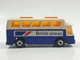 Vintage 1978 Lesney Matchbox Superfast  No. 65 Airport Coach Bus British Airways Blue and White Die Cast Toy Car Vehicle