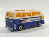 Vintage 1978 Lesney Matchbox Superfast  No. 65 Airport Coach Bus British Airways Blue and White Die Cast Toy Car Vehicle