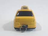 Unknown Brand Stubby Taxi Cab Pullback Motorized Friction Die Cast Toy Car Vehicle Key Chain