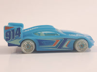 2014 Hot Wheels HW Race - Night Storm Time Tracker Light Blue Die Cast Toy Car Vehicle